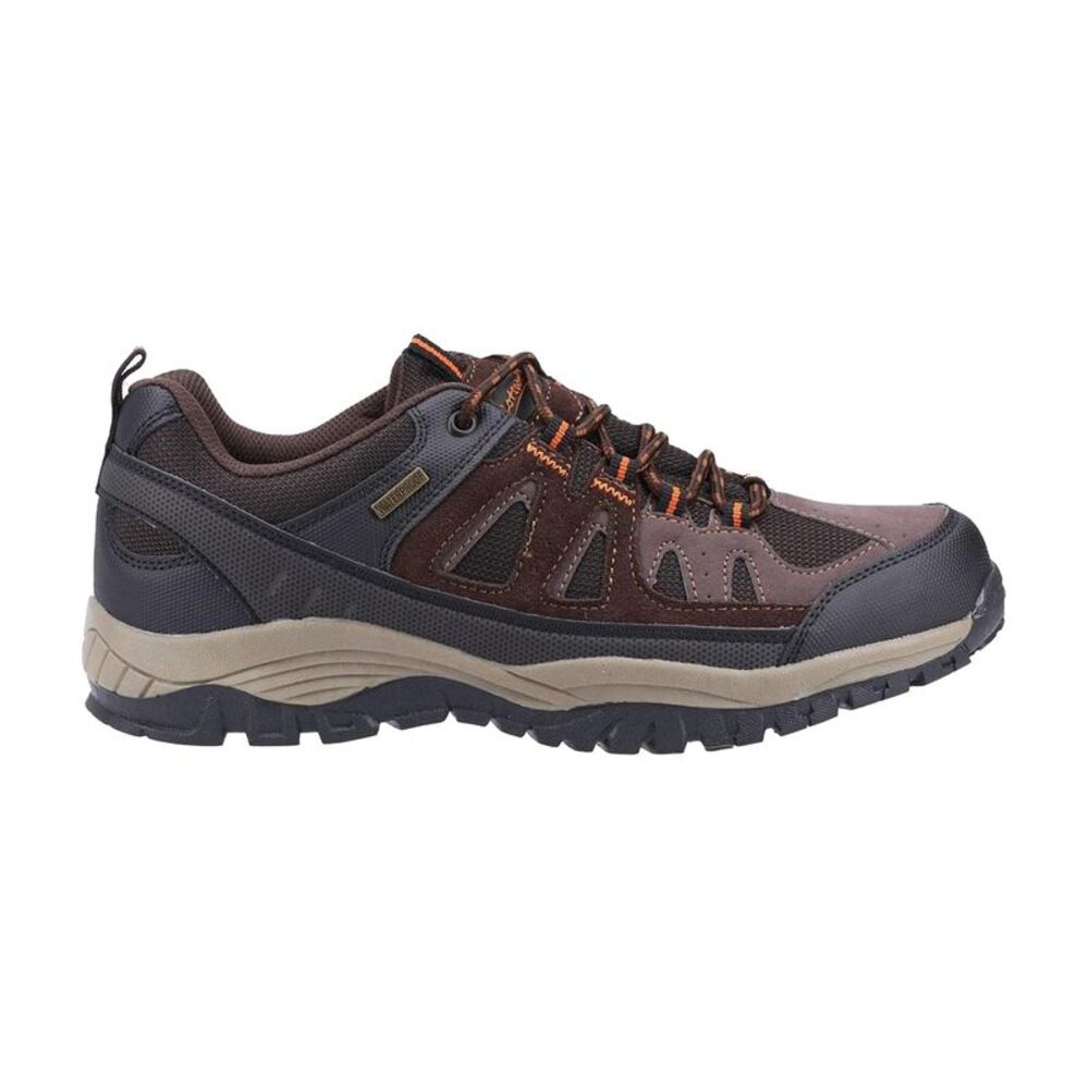 Cotswold Mens Maisemore Suede Hiking Shoes / Brown